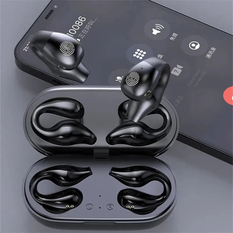 Wireless Bluetooth Earphone Earclip S03 Noise Reduction Sports Running Music Headset Esports No Delay Game Headsets - Virtual Salesline 