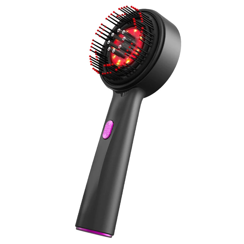 Electric Vibration Massage Comb Red Light Therapy Hair Growth Massage Scalp Brush anti Hair Loss Liquid Oil Applicator Hair Care - Virtual Salesline 