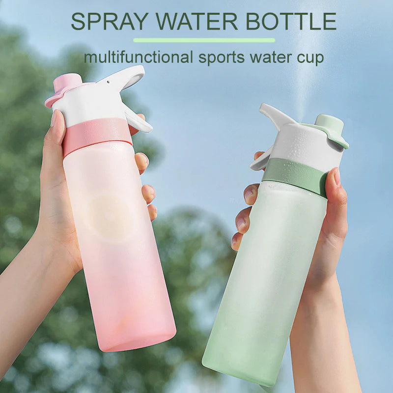 "Stylish Large Capacity Spray Water Bottle for Girls - Perfect for Outdoor Sports, Fitness, and Travel!" - Virtual Salesline 