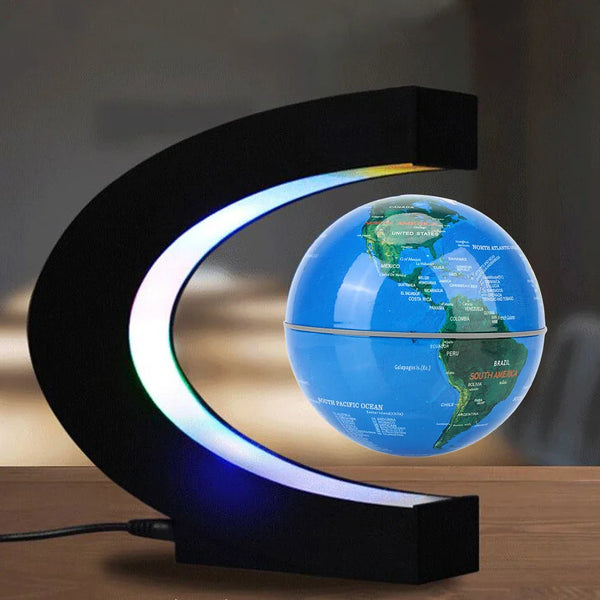 Magnetic Levitating LED Globe Lamp - Experience the Magic of a Floating World! - Virtual Salesline 