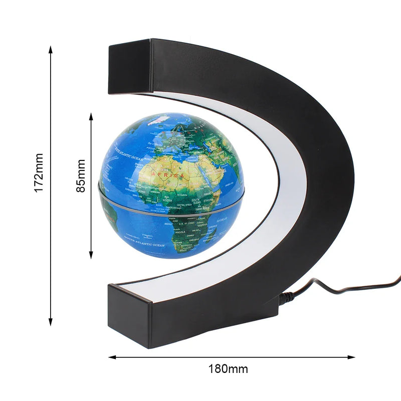 Magnetic Levitating LED Globe Lamp - Experience the Magic of a Floating World! - Virtual Salesline 