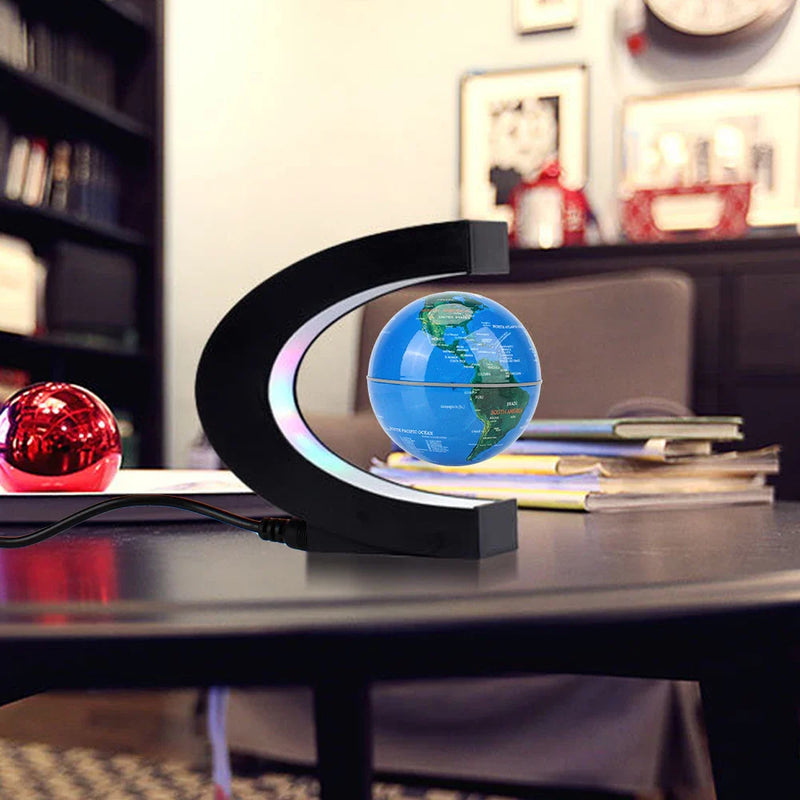 Magnetic Levitating LED Globe Lamp - Experience the Magic of a Floating World! - Virtual Salesline 