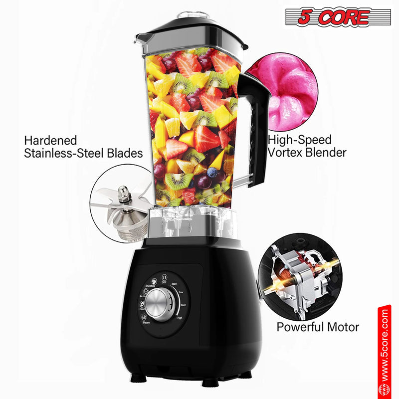 "5Core 2000W High-Speed Juicer Blender - Ultimate Smoothie Maker with 68Oz Jar for Kitchen Perfection!" - Virtual Salesline 