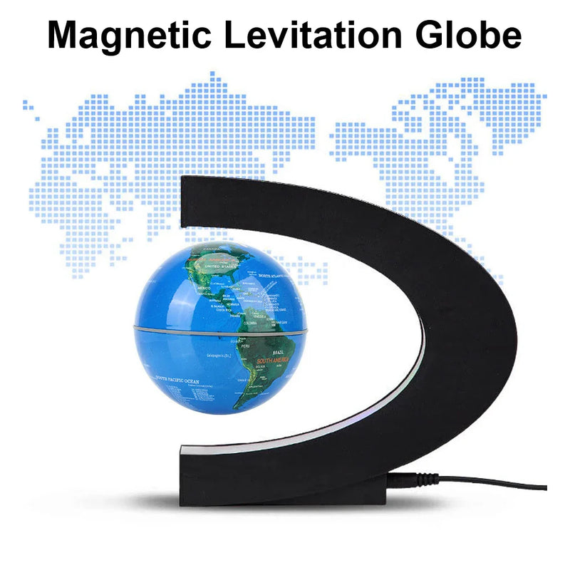 Magnetic Levitating LED Globe Lamp - Experience the Magic of a Floating World! - Virtual Salesline 