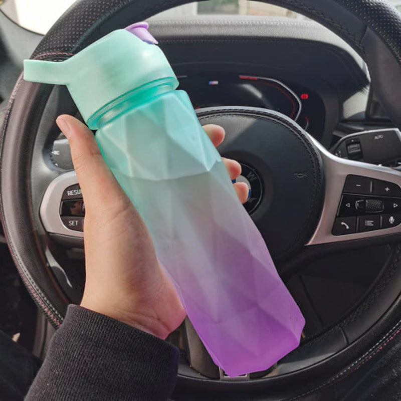 "Stylish Large Capacity Spray Water Bottle for Girls - Perfect for Outdoor Sports, Fitness, and Travel!" - Virtual Salesline 