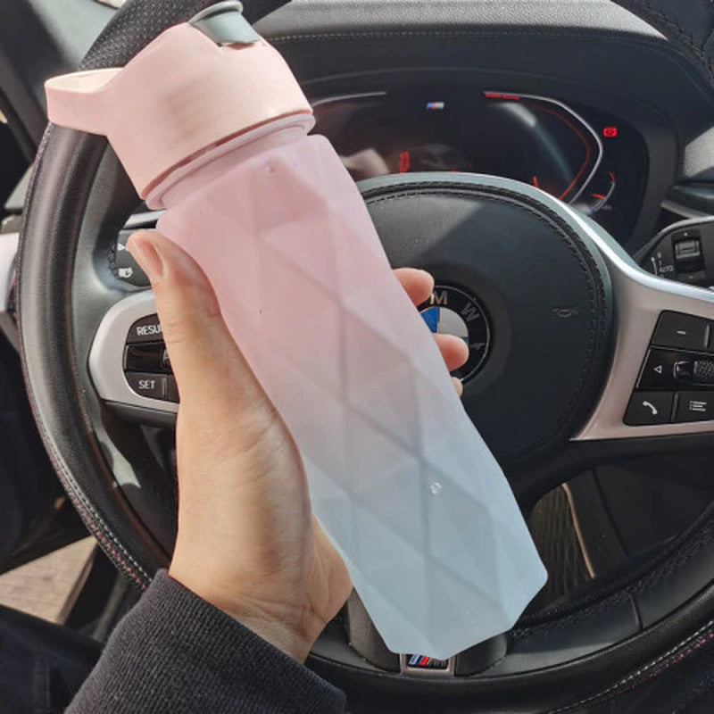 "Stylish Large Capacity Spray Water Bottle for Girls - Perfect for Outdoor Sports, Fitness, and Travel!" - Virtual Salesline 