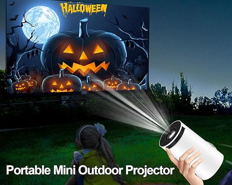 "Ultimate 4K Mini Projector: WiFi 6, Android 11 & Auto Horizontal Correction - Your Outdoor Movie Experience Awaits!" - Virtual Salesline 