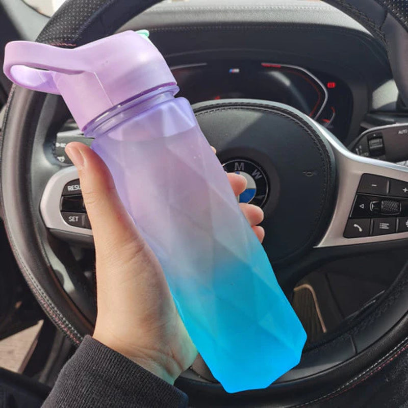 "Stylish Large Capacity Spray Water Bottle for Girls - Perfect for Outdoor Sports, Fitness, and Travel!" - Virtual Salesline 