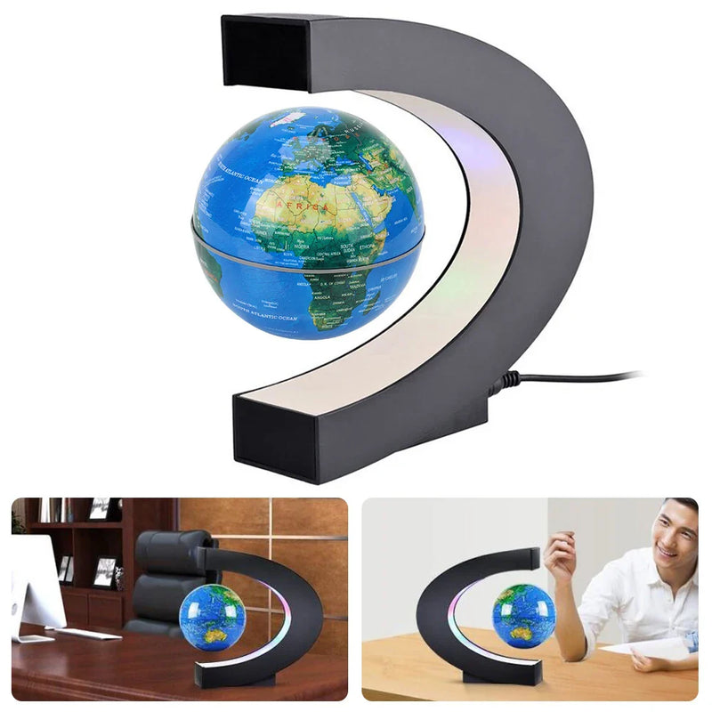 Magnetic Levitating LED Globe Lamp - Experience the Magic of a Floating World! - Virtual Salesline 